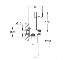 CONJUNTO DUCHA WC-BIDE SENA TRIGGER GROHE